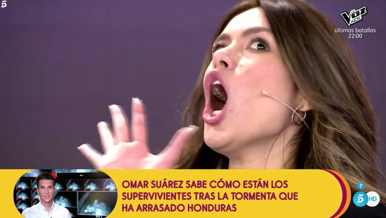 Miriam Saavedra protagonizó momentos muy cómicos / Fuente: telecinco.es