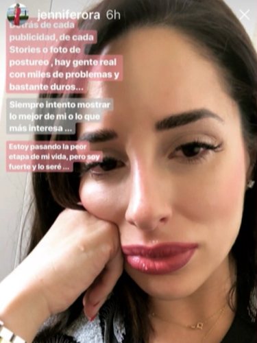 El stories compartido por Jennifer Ortiz / Fuente: Instagram