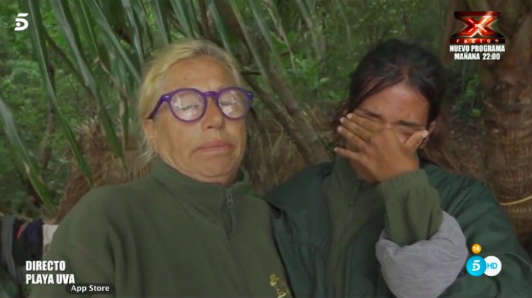 Mayte y Melissa, muy afectadas tras el temporal y la evacuación | telecinco.es