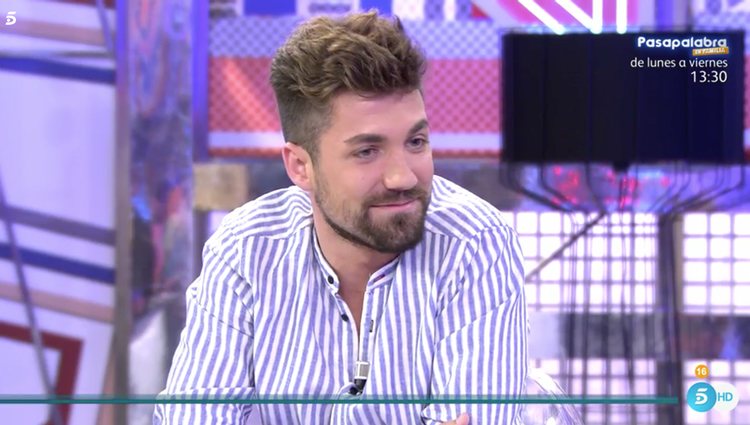 Alejandro Albalá rápidamente se mostró incomodó por la información / Fuente: telecinco.es