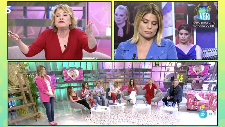 Mila Ximénez, ya exaltada al principio del programa | Foto: Telecinco