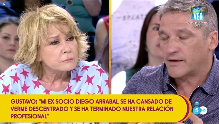 Mila Ximénez y Gustavo González en 'Sálvame' / Telecinco.es