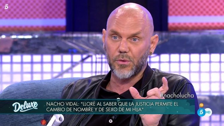 Nacho Vidal, durante su aparición en el programa 'Sábado Deluxe' / Telecinco.es