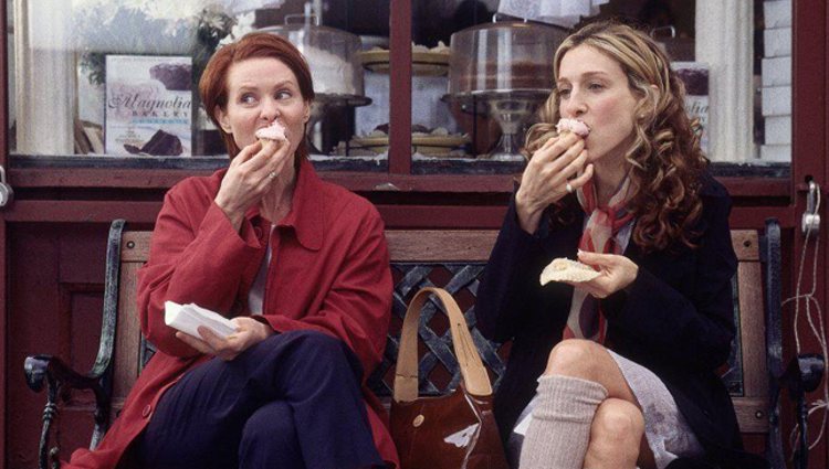 Sarah Jessica Parker y Cynthia Nixon en capítulo de 'Sexon en Nueva York'