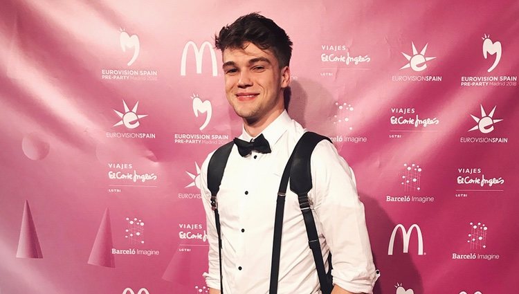 Mikolas Josef en la Eurovision Spain Pre-Party / Fuente: Instagram