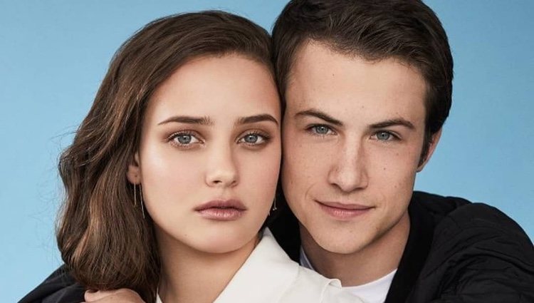 Katherine Langford y Dylan Minnette, actores protagonistas de 'Por 13 razones' / Fuente: Instagram