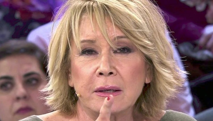 Mila Ximénez lanzando un mensaje en 'Sálvame' Foto: Telecinco