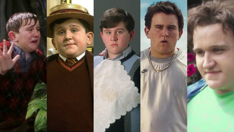 Harry Melling en las películas de la saga 'Harry Potter' que ha participado como Dudley Dursley