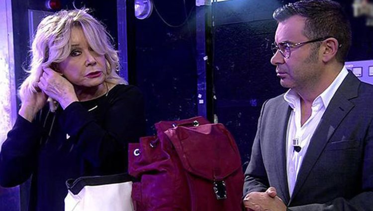 Mila Ximénez y Jorge Javier Vázquez en 'Sálvame' Foto: Telecinco