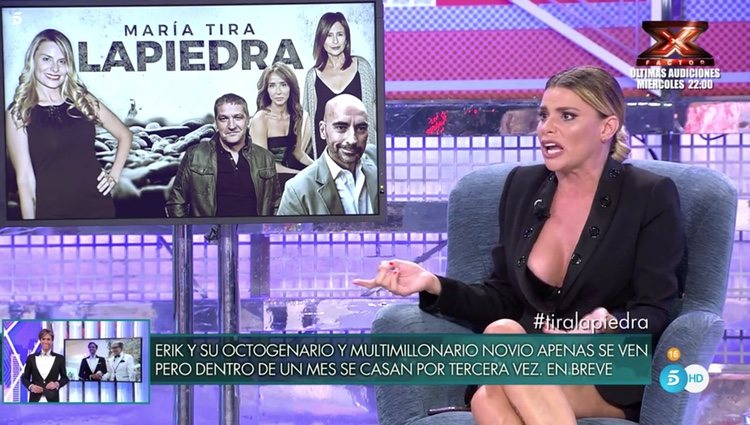 María Lapiedra en el plató de 'Sábado Deluxe' | Foto: Telecinco