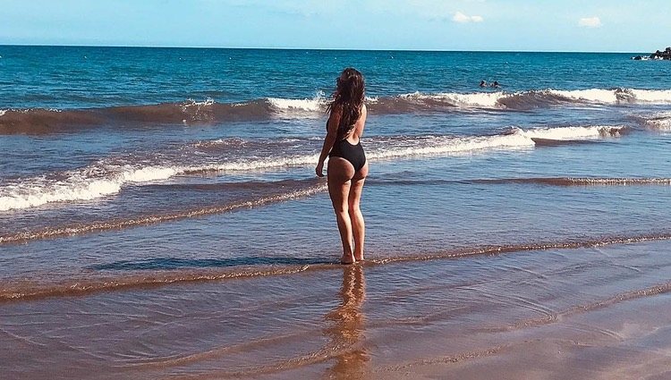 Anabel Pantoja ha recibido un multitud de críticas por esta fotografía/Foto: Instagram