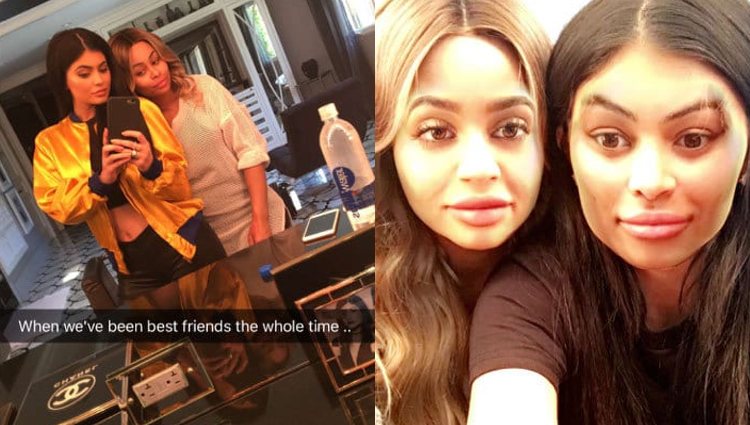 Las publicaciones de Snapchat que confirmaban la amistad entre las cuñadas / Fuente: Snapchat