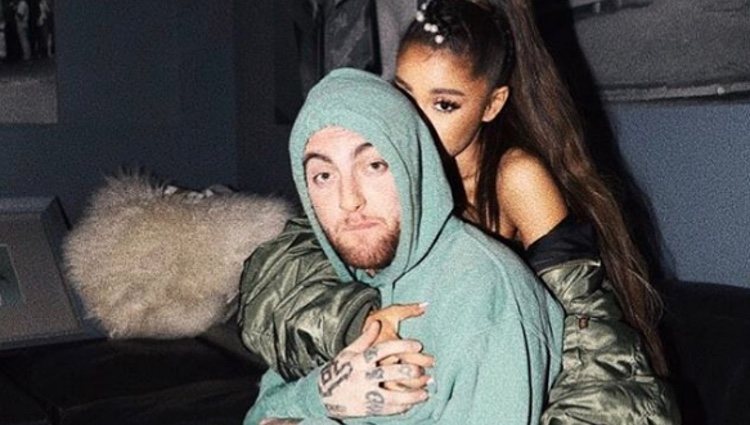 Ariana Grande y el rapero Mac Miller en el instagram de la cantante / Fuente: Instagram @arianagrande