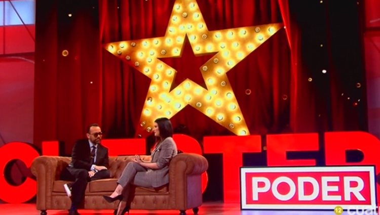 Laura Pausini entrevistada por Risto Mejide en 'Chester'. Foto: Cuatro