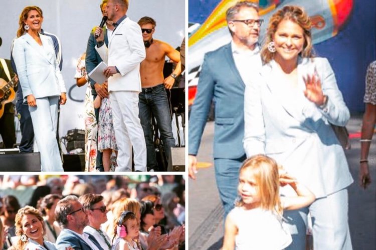 Magdalena de Suecia y su hija Leonor en Gröna Lund por el Día de la Infancia