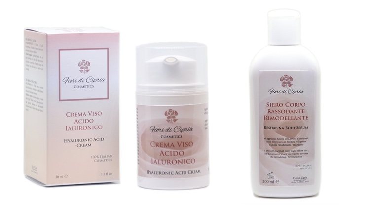 Serum corporal y crema con ácido hilalurónico