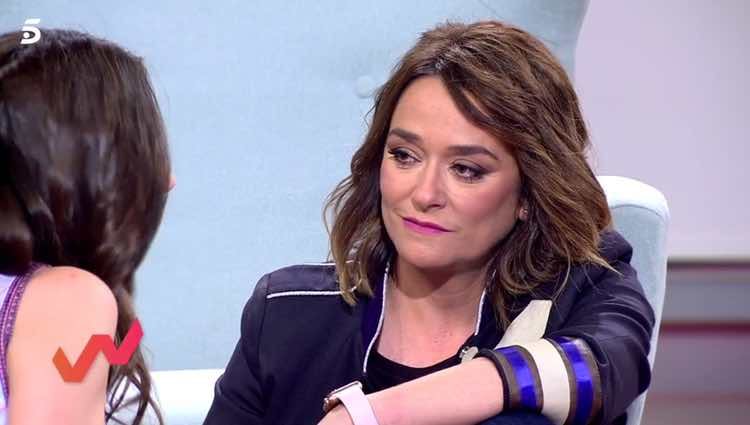 Toñi Moreno se emociona con las palabras de Almudena Cid / Telecinco.es