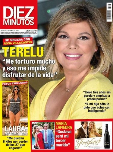 Terelu Campos en la portada de la Revista Hola