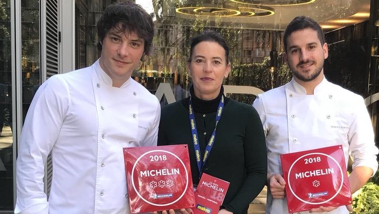 Jordi Cruz con su tercera estrella Michelín / Foto: Instagram