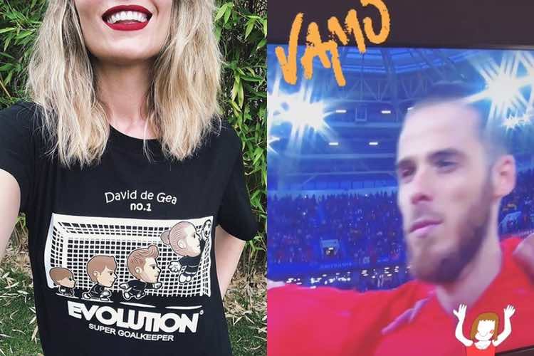 Los mensajes de apoyo de Edurne a David De Gea a través de Instagram