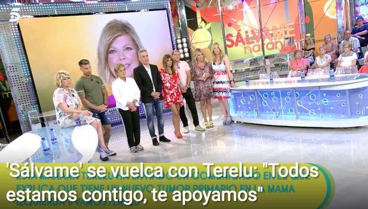 'Sálvame' se vuelca con su compañera Terelu Campos / Telecinco.es