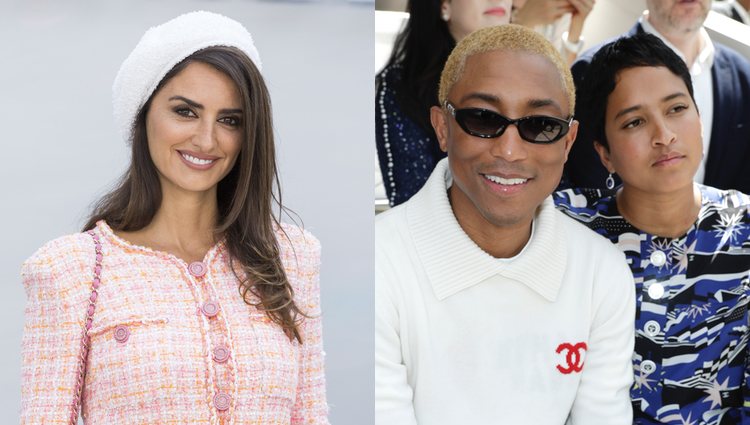 Penélope Cruz, Pharrell Williams y su esposa tampoco se perdieron el evento