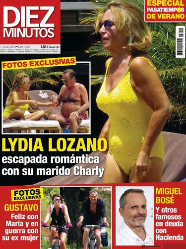 Lydia Lozano disfrutando de las vacaciones con Charlie / Diez Minutos