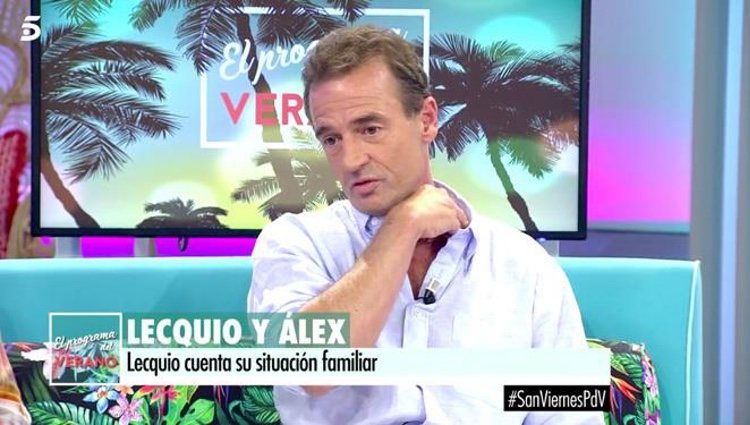 Alessandro Lequio hablando de la salud de su hijo/ Fuente: telecinco.es