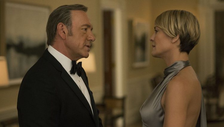 Robin Wright y Kevin Spacey trabajaron juntos en las anteriores temporadas