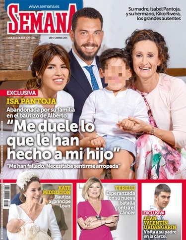 La portada de Chabelita Pantoja por el bautizo