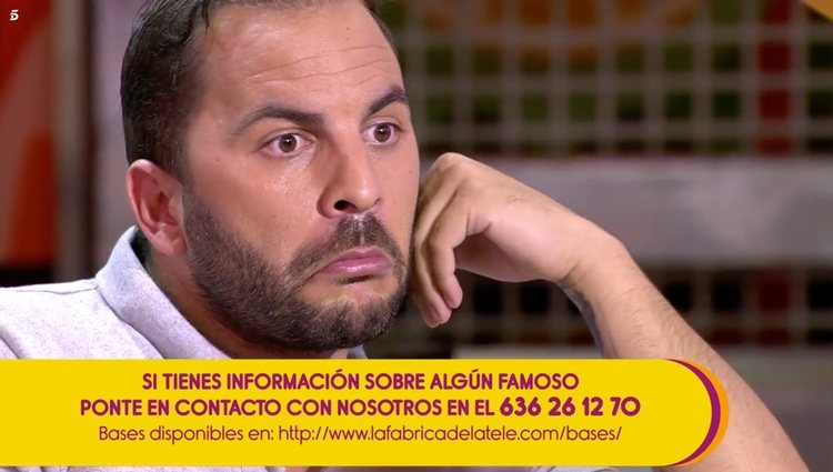 La cara que se le quedó a Tejado cuando escuchó el nombre de su amigo / Telecinco.es