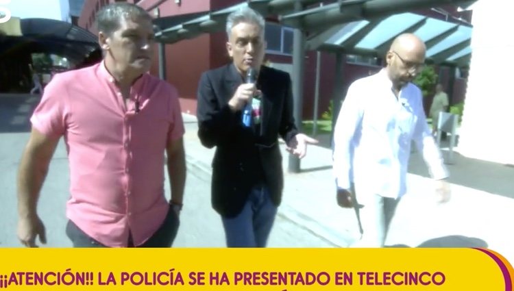 Gustavo González, Diego Arrabal y Kiko Hernández en los exteriores / Foto: telecinco.es