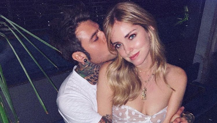 Chiara Ferragni y su prometido, el cantante Fedez/Fuente:Instagram