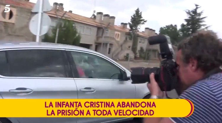 La Infanta Cristina y Pablo Urdangarin tras su visita a Urdangarin en la cárcel