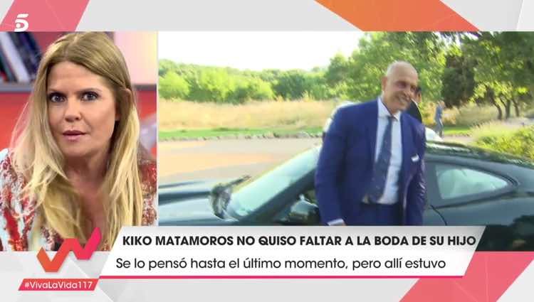 Makoke contando cómo vivió Kiko Matamoros la boda / Telecinco.es