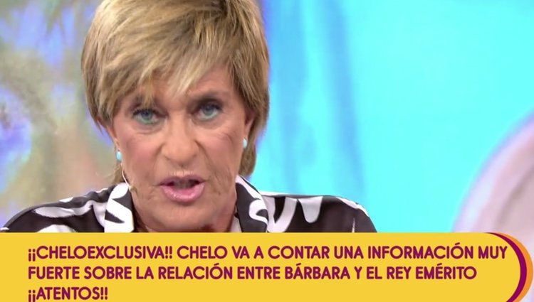 Chelo García Cortés en 'Sálvame'/Fuente:Telecinco