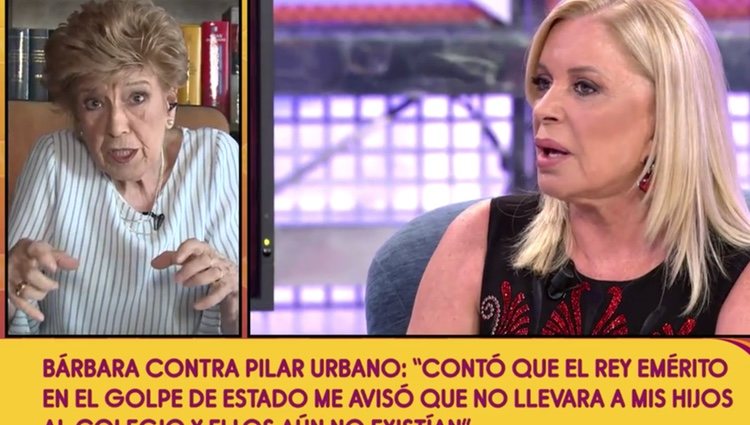 Pilar Urbano habla sobre Bárbara Rey en 'Sálvame'/Fuente:Telecinco