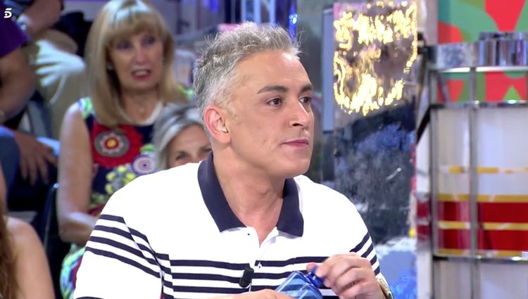 Kiko Hernández volvió al plató </p><p>tras sus vacaciones en París / Telecinco.es