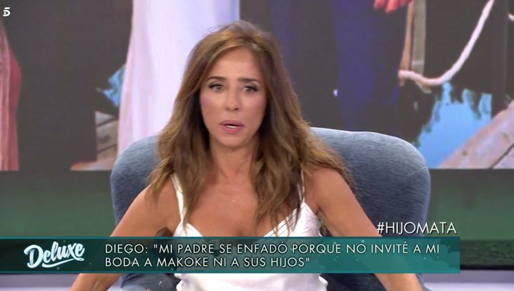 María Patiño se quedó a cuadros cuando escucho el bombazo / Telecinco.es