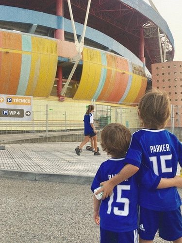 Martín y Lucas Casillas en la Supercopa de Portugal/Fuente:Instagram