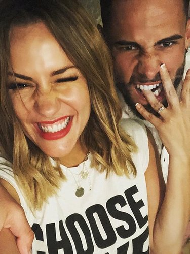 Caroline Flack y Andrew Brady