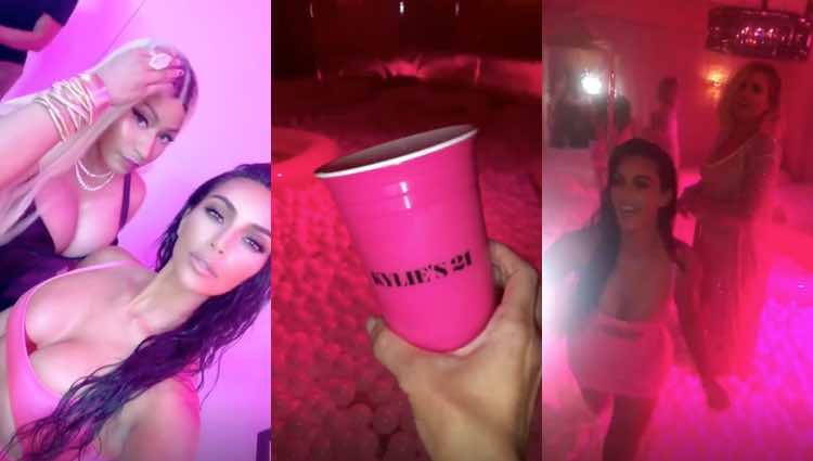 Así documentó Kim Kardashian la noche / Instagram