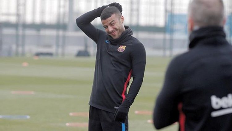 Rafinha entrenado con el Barça | Foto: Instagram Rafinha