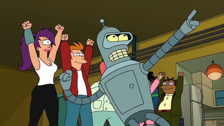 'Futurama' tenía protagonistas fuera de lo común