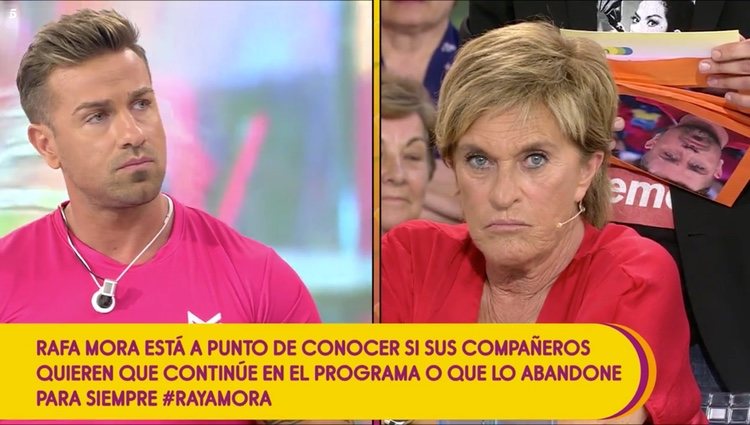 Rafa Mora discute con Chelo García Cortés en 'Sálvame' / Telecinco.es