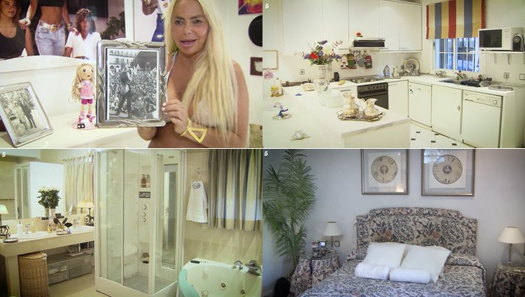 El chalet está decorado estilo clásico como hace 25 años / Foto: Telecinco