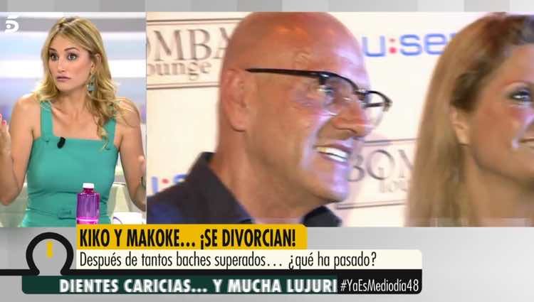 Alba Carrillo hablando de la separación de Matamoros y Makoke / Telecinco.es