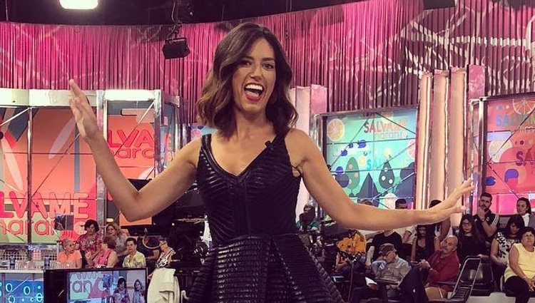 Nuria Marín en el programa de 'Sálvame' del pasado viernes/Foto:Instagram