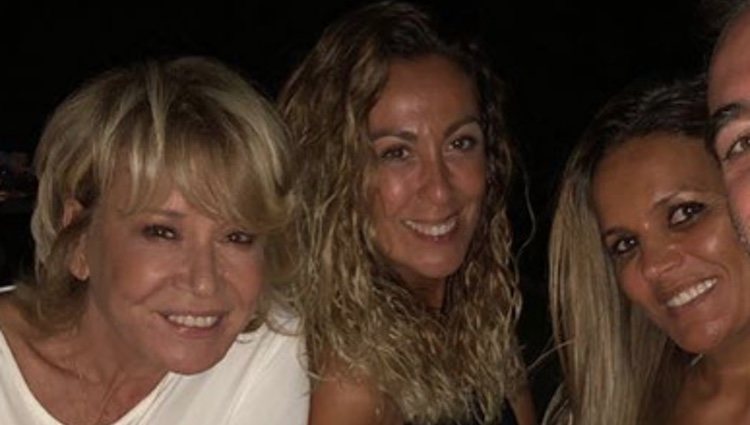 Marta López y Mila Ximénez fueron algunas de las invitadas a la fiesta/Foto:Instagram