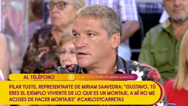 Gustavo González escucha atentamente a Pilar Yuste / Telecinco.es